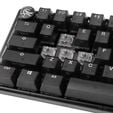 Ducky One 3 Aura Black Mini Gaming Keyboard, RGB LED - MX-Speed-Silver (US) image number null