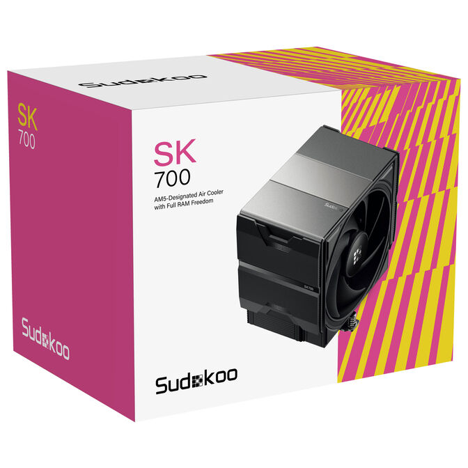 Sudokoo SK700 CPU-K&uuml;hler - 120mm, schwarz image number 7