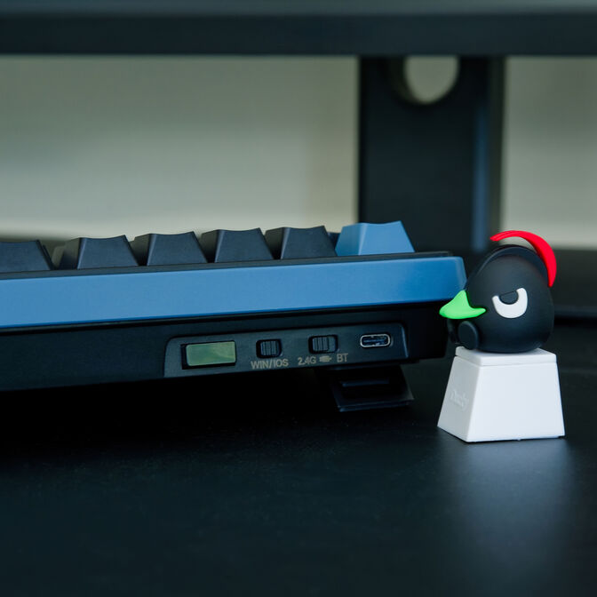 Ducky OK-M 75 Gaming-Tastatur, 75%, Hot-Swap-f&auml;hig, RGB, ANSI - KTT Wine Red Switches image number 11
