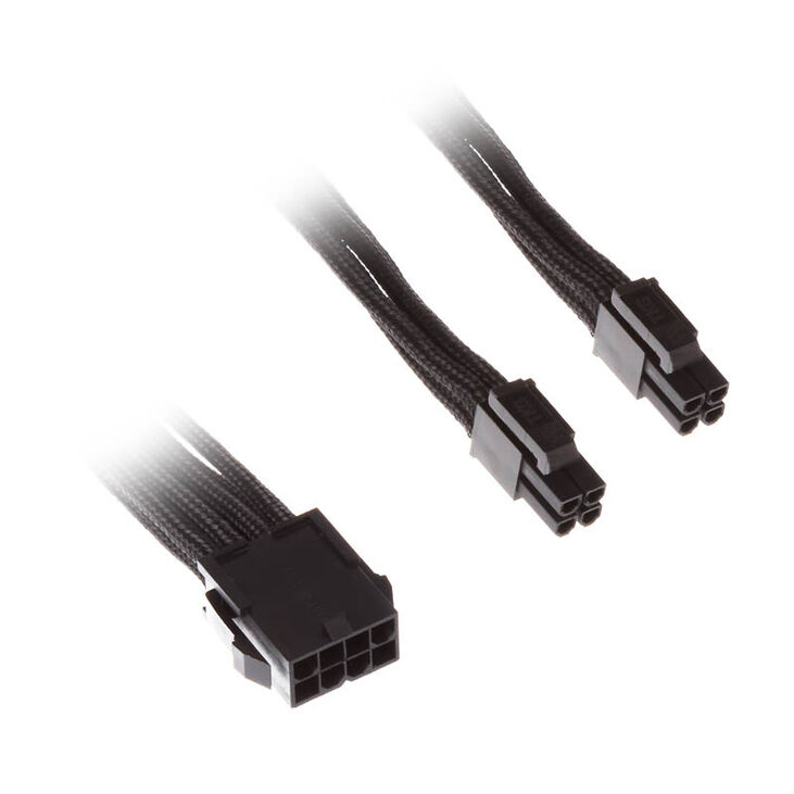 SilverStone 8-Pin-EPS auf 4+4-Pin-ATX/EPS - 300mm schwarz image number 0