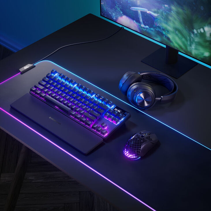 SteelSeries Apex Pro TKL Wireless Gaming Tastatur 2023, OmniPoint 2.0 - schwarz image number 4