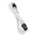 BitFenix Alchemy 6-Pin PCIe Extension Cable, 45 cm, sleeved - white image number null