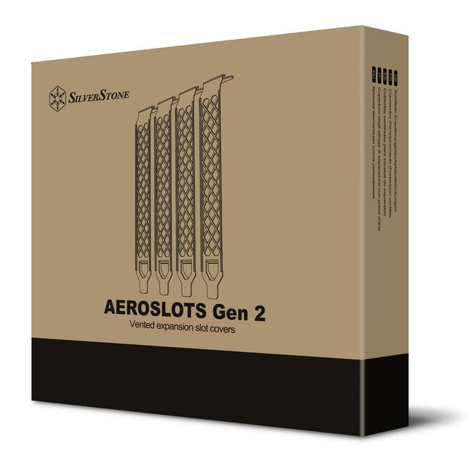 SilverStone SST-Aeroslots2W - PCI slot covers, 4 pieces - white image number 4
