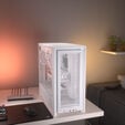 Corsair Frame 4000D PC-Geh&auml;use, Midi-Tower, E-ATX, Tempered Glass - wei&szlig; image number null