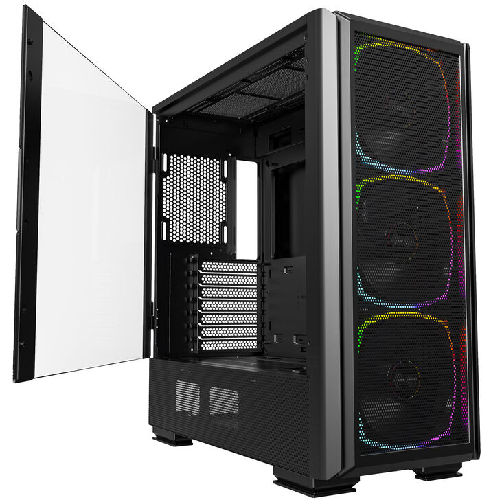 Montech SKY TWO GX Mid Tower, Tempered Glass - Black image number 1