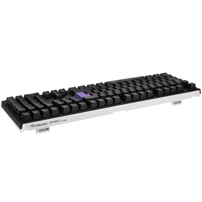 Ducky One 2 Backlit PBT Gaming Keyboard, MX-Black, RGB LED - black image number 2