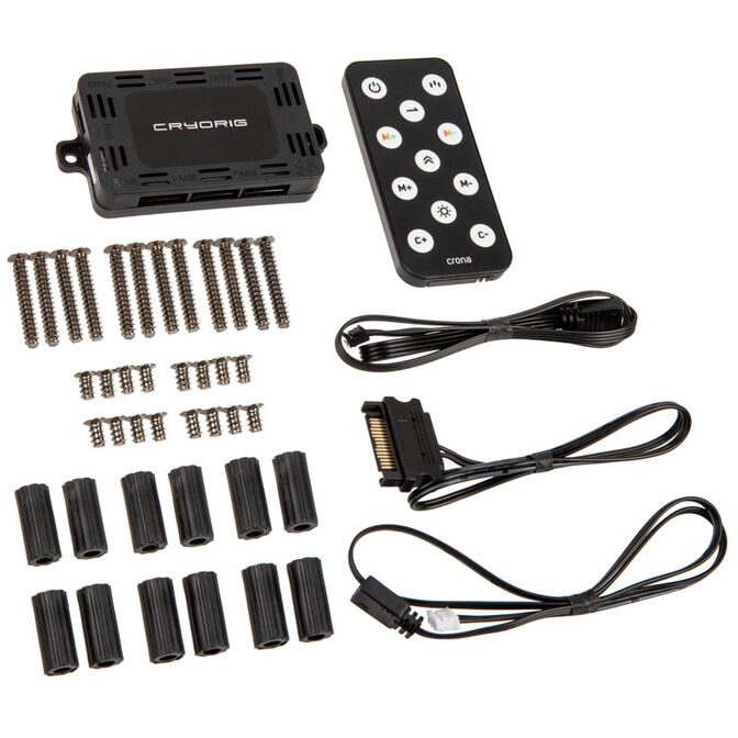 Cryorig Crona S PWM L&uuml;fter, ARGB, 3er Pack - 120mm, schwarz image number 7