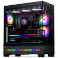 Phanteks XT View Matrix Geh&auml;use-Bundle, Midi-Tower, E-ATX, Tempered Glass + Nxlinq V2 HUB - schwarz image number null