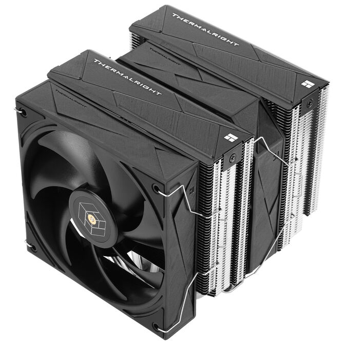 Thermalright Royal Pretor CPU Cooler, Dual Tower - 120mm and 130mm, black image number 1