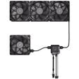 Corsair iCUE LINK RX120 MAX Series, PWM L&uuml;fter - 120mm, schwarz image number null