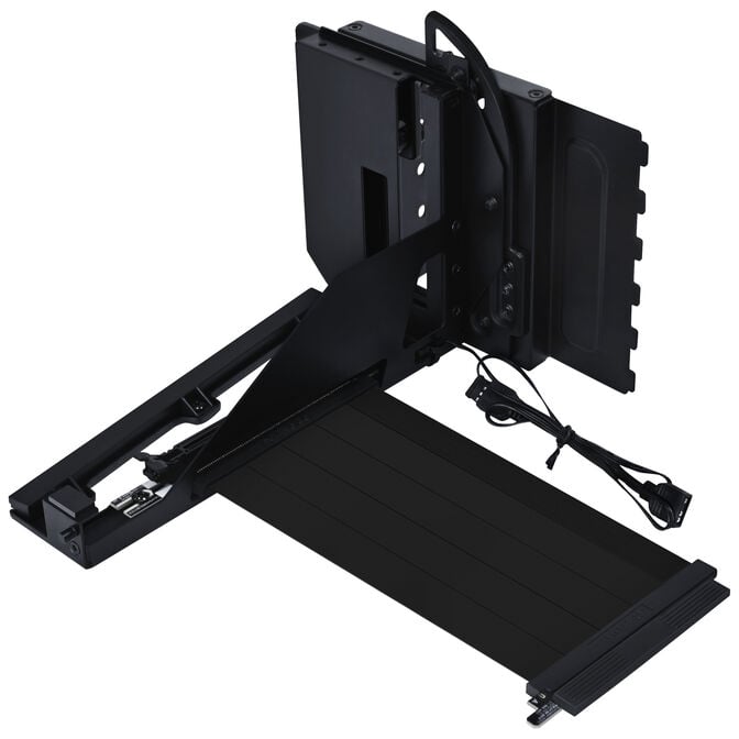 Lian Li Multi-Directional 4 Slots Vertikales GPU-Bracket v3, mit PCIe 5.0-Riser-Kabel - schwarz image number 1