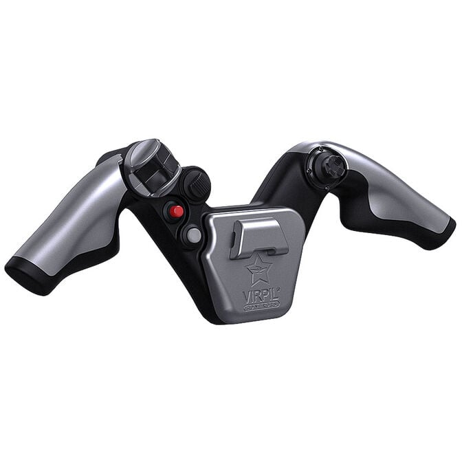 VIRPIL Controls P-JET Yoke Handle, 404mm Griffbreite, mit Notiz-Clip - silber image number 0