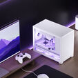 Jonsbo D32 PRO White PC-Geh&auml;use, Mini-Geh&auml;use, mATX, Tempered Glass - wei&szlig; image number null