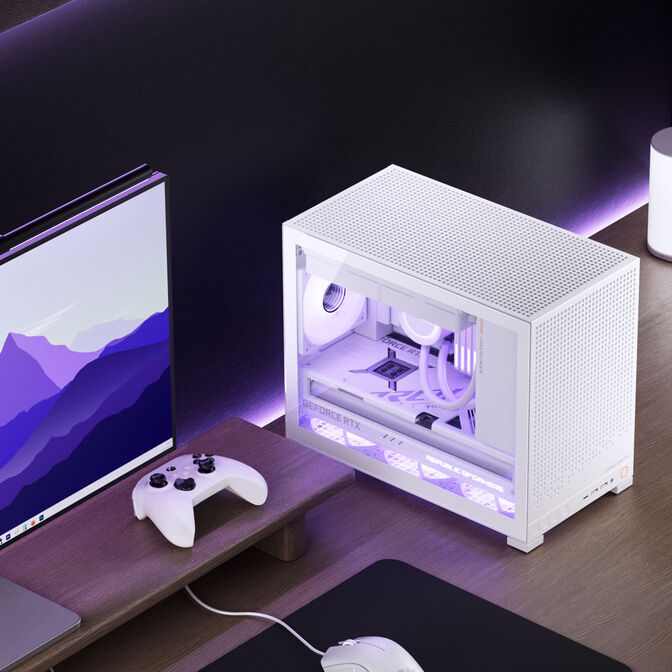 Jonsbo D32 PRO White PC-Geh&auml;use, Mini-Geh&auml;use, mATX, Tempered Glass - wei&szlig; image number 19