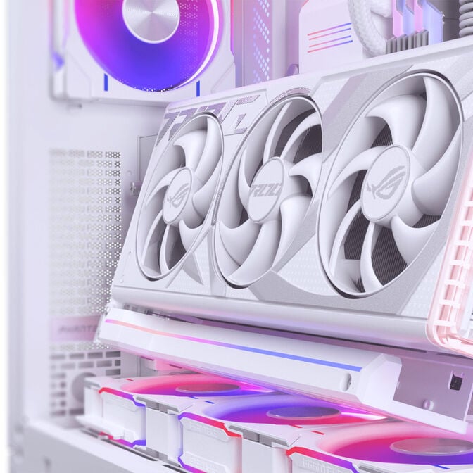 Phanteks Premium PCIe Gen 5 Vertical GPU Bracket, DRGB, with PCIe 5.0 Riser Cable - 220mm, white image number 5
