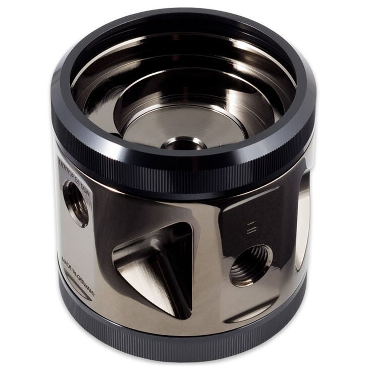 aqua computer ULTITOP DUAL D5 MIRROR Pump Top for two D5 pumps - black image number 3