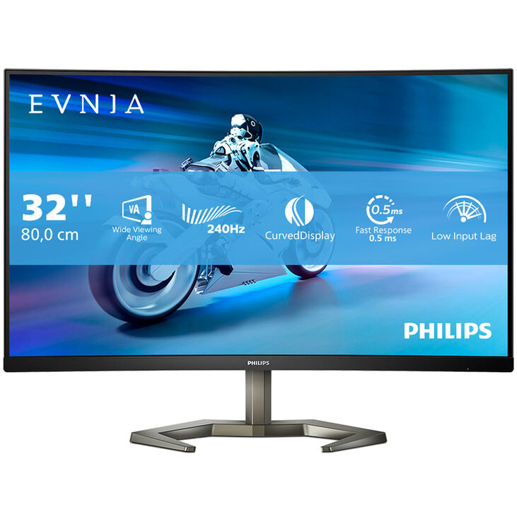 Philips Evnia 5000 32M1C5200W, 31.5 inch Curved Gaming Monitor, 240 Hz, VA, FreeSync image number 2