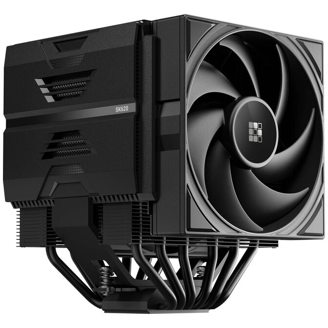 Sudokoo SK620 CPU Cooler, Dual Tower - 2x 120mm, black image number 1