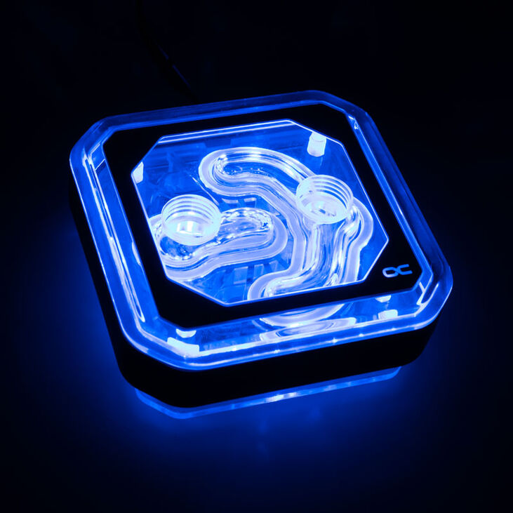 Alphacool Eisblock XPX Aurora CPU - Acryl Black Digital RGB image number 2