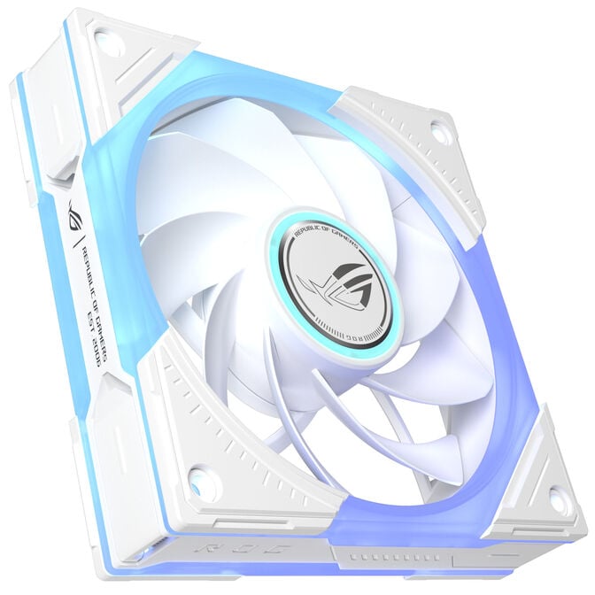 ASUS ROG Eurux GR120 ARGB PWM Fan - Reverse Blade, 3-Pack, white image number 5