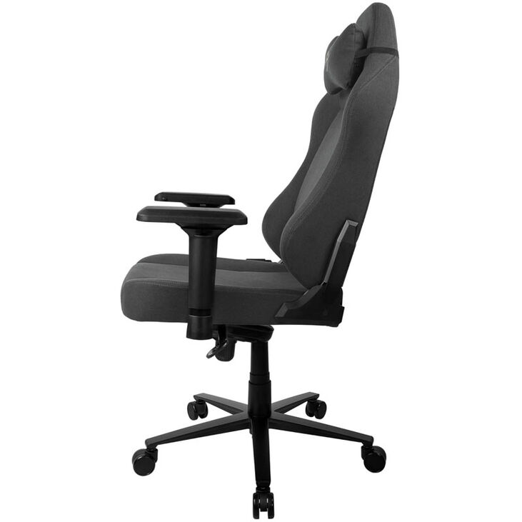 Arozzi Primo Gaming-Stuhl, Polsterstoff - schwarz/grau image number 3