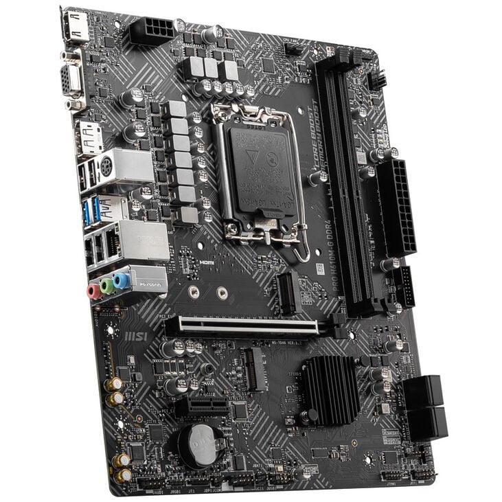 MSI PRO H610M-G, Socket LGA 1700, Intel H610M, Micro-ATX - DDR4 image number 1
