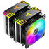 Jonsbo CR-2000 GT CPU-Kühler Dual Tower, ARGB - 2x 120mm, schwarz image number null