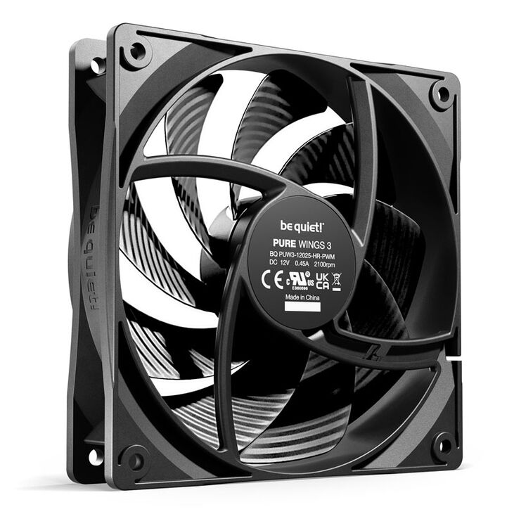 be quiet! Fan Pure Wings 3 PWM Fan - 120mm, High Speed image number 1