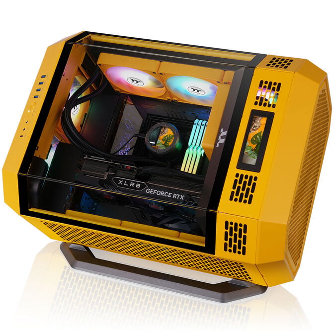 Thermaltake The Tower 600 PC-Geh&auml;use, Midi-Tower, ATX, Tempered Glass - Bumblebee image number 6