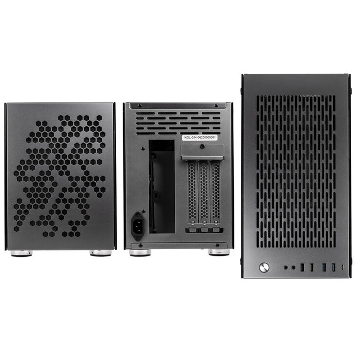 Kolink Rocket Heavy Mini-ITX Case - Gunmetal Grey + Alpenföhn Gletscherwasser 240 High Speed Bundle image number 2