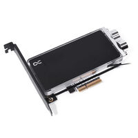 Alphacool Core M.2 NVMe PCIe 5.0 Liquid Cooler, ARGB - black