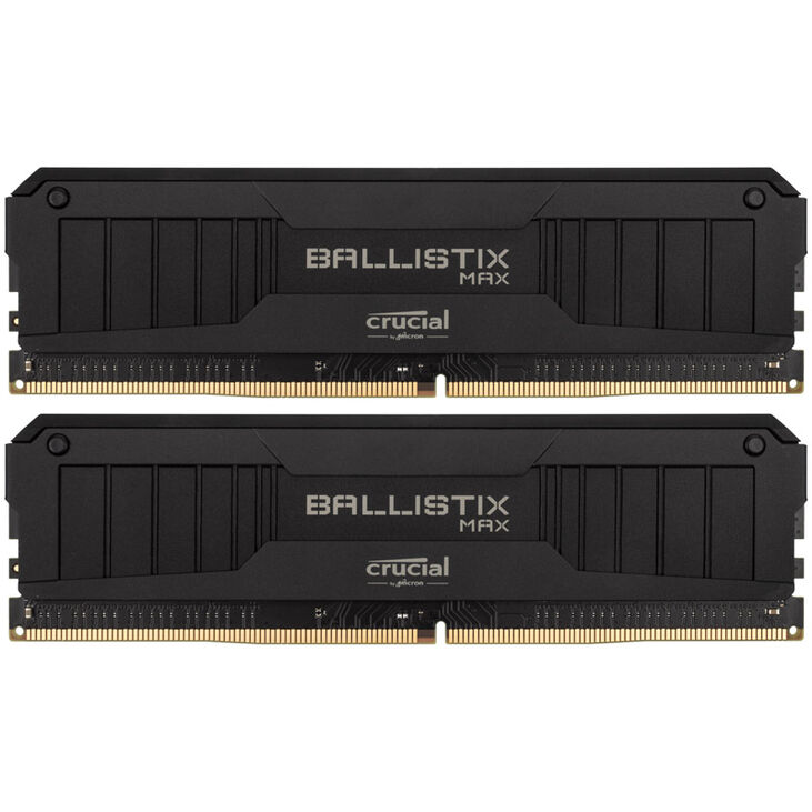 Crucial Ballistix Max DDR4-5100 RAM, CL19, XMP - 16 GB Dual-Kit, schwarz image number 1