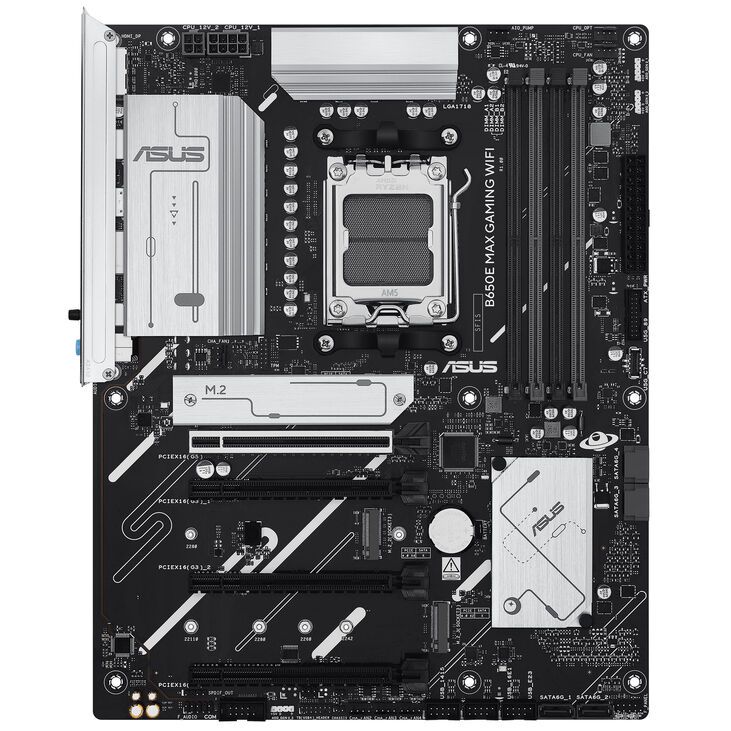 ASUS B650E Max Gaming WiFi Mainboard, Sockel AM5, AMD B650, ATX, DDR5 image number 2
