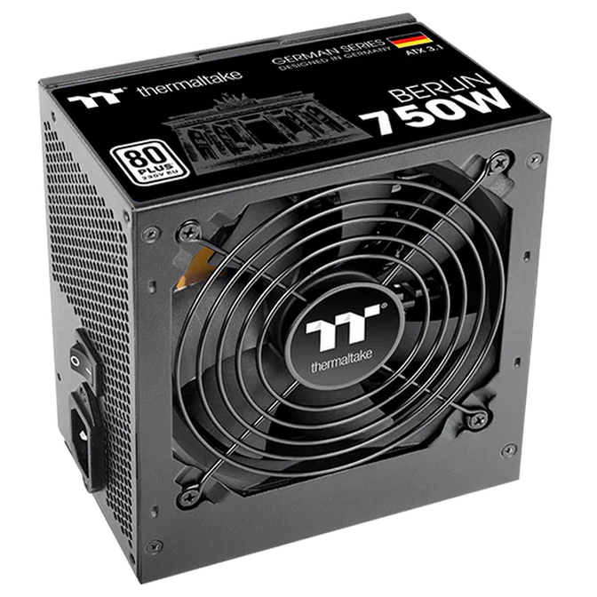 Thermaltake Berlin 80 PLUS Netzteil, ATX 3.1 - 750 W, schwarz image number 0