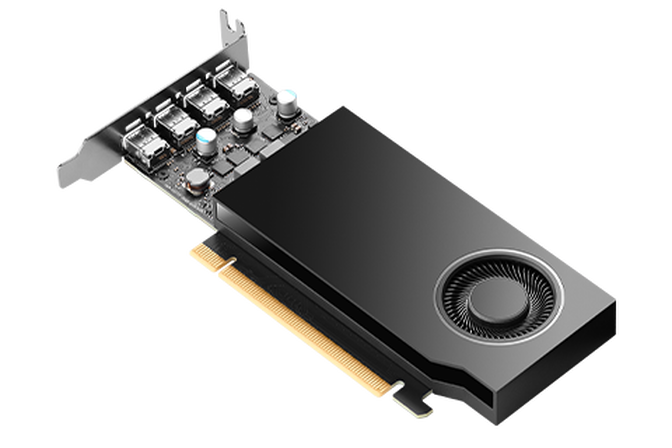 NVIDIA RTX A1000 Grafikkarte, 8192 MB GDDR6 image number 2