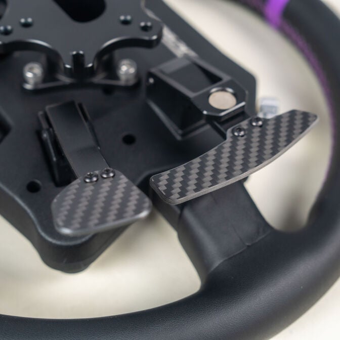 CONSPIT 310 APEX Steering Wheel, ARGB, 2.99&rdquo; Display, Dual Paddles - Black, 310mm image number 7