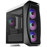 Aerocool Aero One Mini Frost Micro-ATX Gehäuse, Tempered Glass - weiß