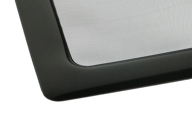 DEMCiflex Staubfilter 140mm, quadratisch - schwarz/schwarz image number 1