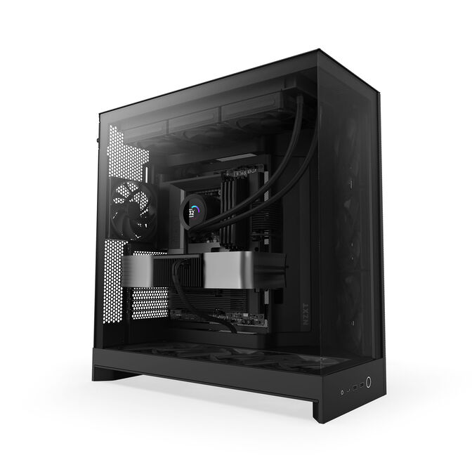 NZXT H9 Flow PC-Geh&auml;use, Midi-Tower, ATX, Tempered Glass - schwarz image number 1