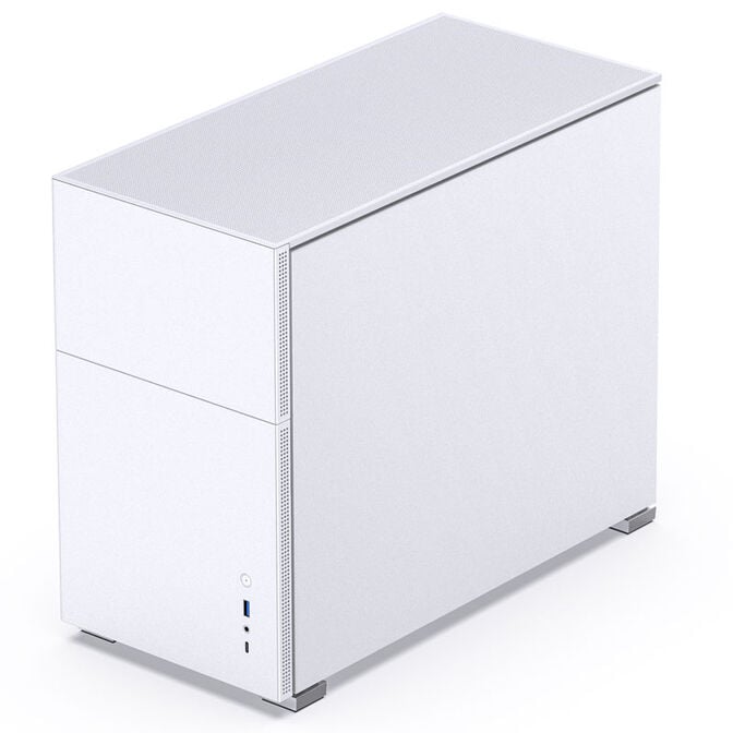 Jonsbo D31 Micro-ATX Geh&auml;use, Tempered Glass - wei&szlig; image number 2