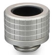 Thermal Grizzly DeltaMate Fitting, Messing, G1/4&rdquo;-Gewinde - nickel, HT14 image number null