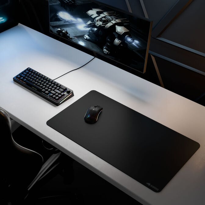 Glorious Gaming Mouse Pad 2 XL Extended, edge-less, rubberised - 610 x 355mm, black image number 5