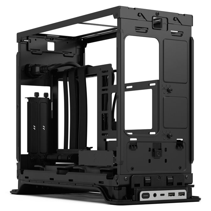 Fractal Design Era 2 Mini-ITX Case, Walnut Wood Panel &ndash; Silver image number 15