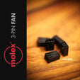MDPC-X 3-Pin Fan Connector by Molex - black image number null