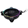 InWin Sirius Loop RGB PWM Fan 3-Pack including RGB Controller - 120 mm, black image number null