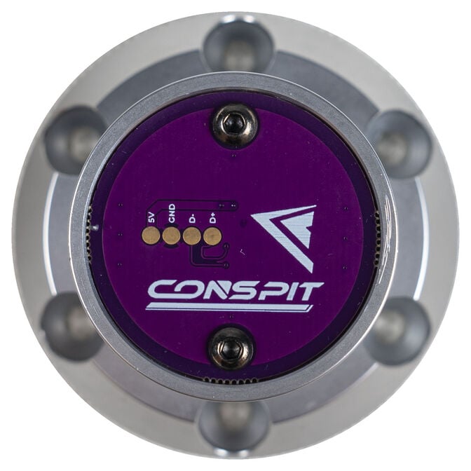 Conspit CDR Wheelbase-Side, Quick-Release-Mechanismus, f&uuml;r ARES-Wheelbases, Wheelbase-seitig - silber image number 2