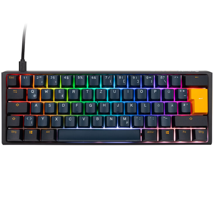 Ducky One 3 Pro Mini Nazca Line Gaming Tastatur, mechanisch, 8.000 Hz, Hot Swap, RGB - Cherry MX2A Red, ISO (DE) image number 1