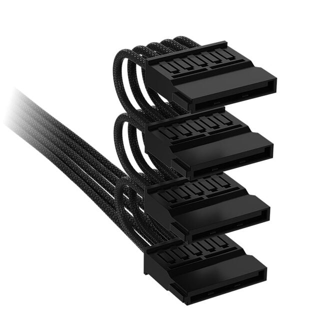 Corsair Kabel, Type 4, SATA Power Connector, 405mm, 520mm, 635mm, 750mm, einzeln ummantelt - schwarz image number 1