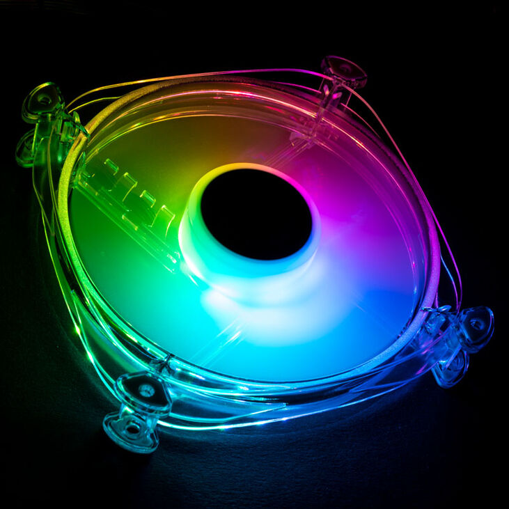 Lamptron Icecloud+ ARGB 120 PWM Lüfter - transparent image number 0