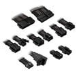 Kolink Core Pro Braided Cable Extension Kit 12V-2x6 Type 1 - Jet Black/Gunmetal Grey image number null